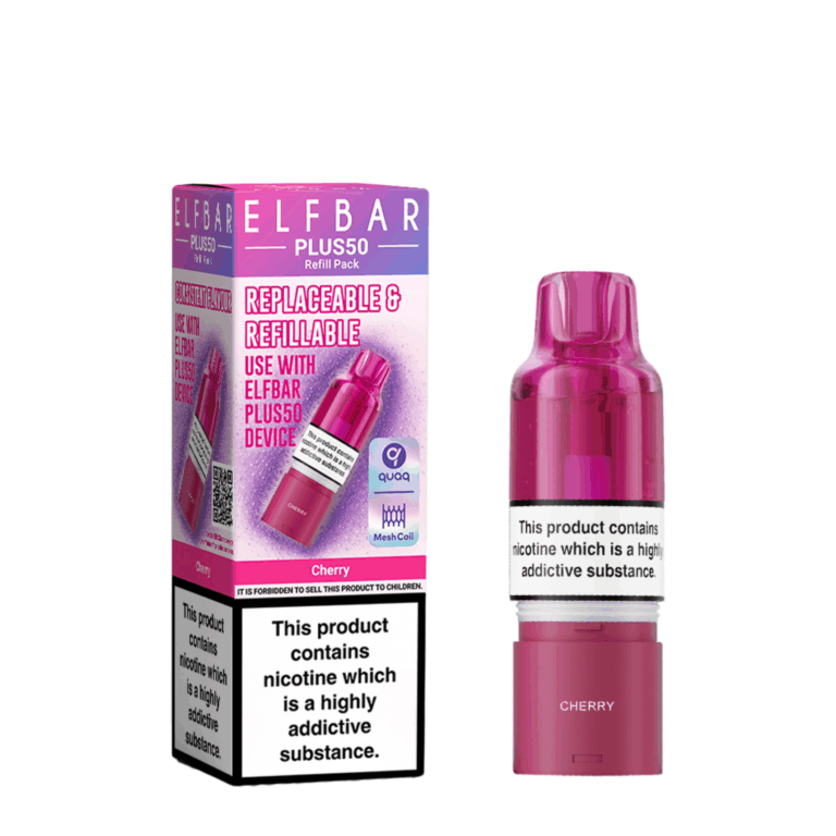 Elf Bar Plus 50 Replacement Pods - Power Vape Shop