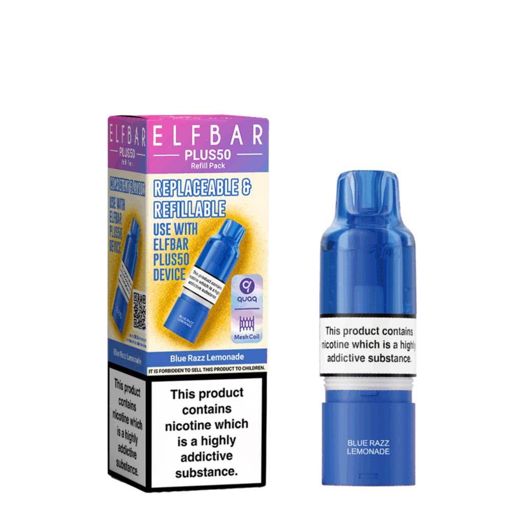 Elf Bar Plus 50 Replacement Pods - Power Vape Shop