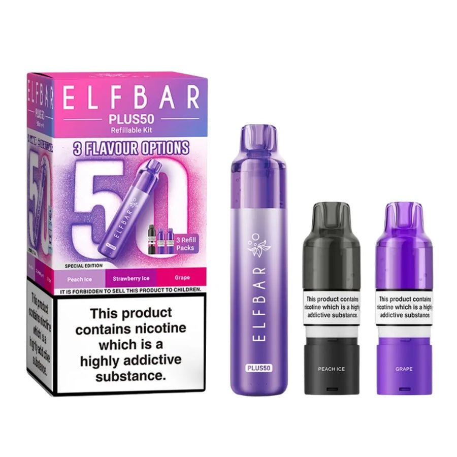 Elf Bar Plus 50 Vape Kit - Power Vape Shop