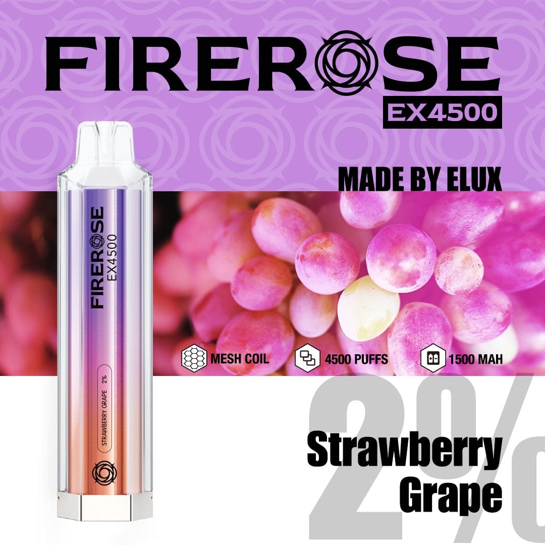 Elux FireRose ex4500 Disposable Vape Bar - Power Vape Shop