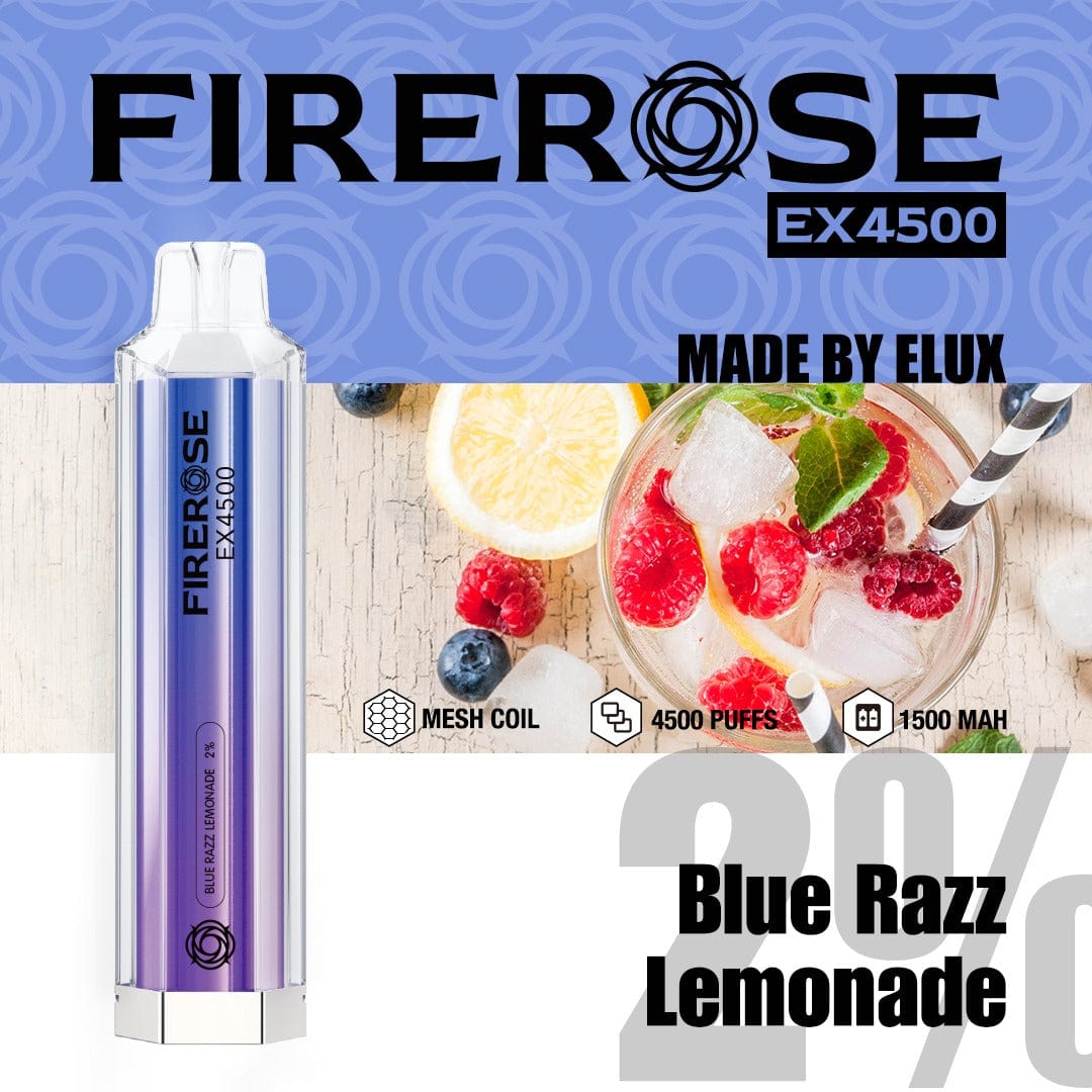 Elux FireRose ex4500 Disposable Vape Bar - Power Vape Shop