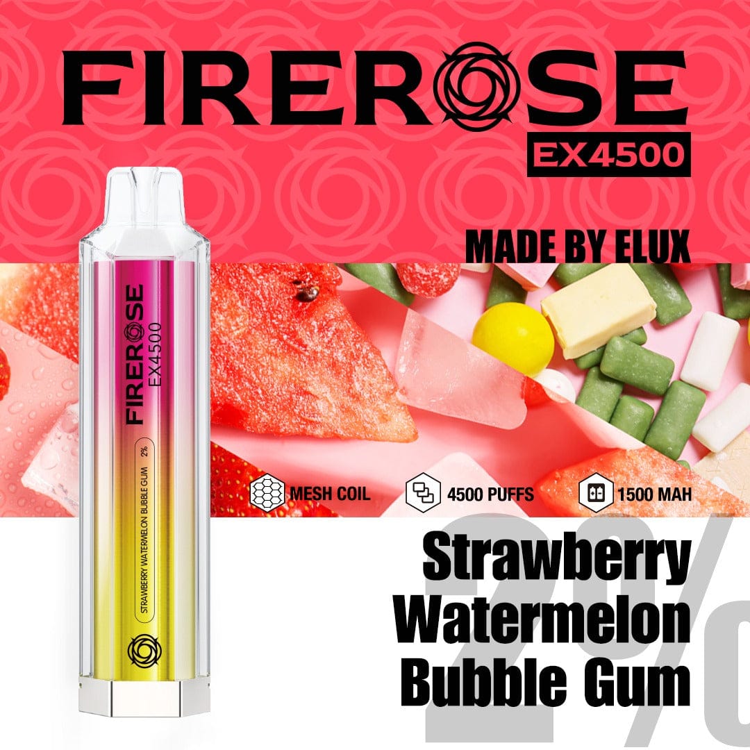 Elux FireRose ex4500 Disposable Vape Bar - Power Vape Shop