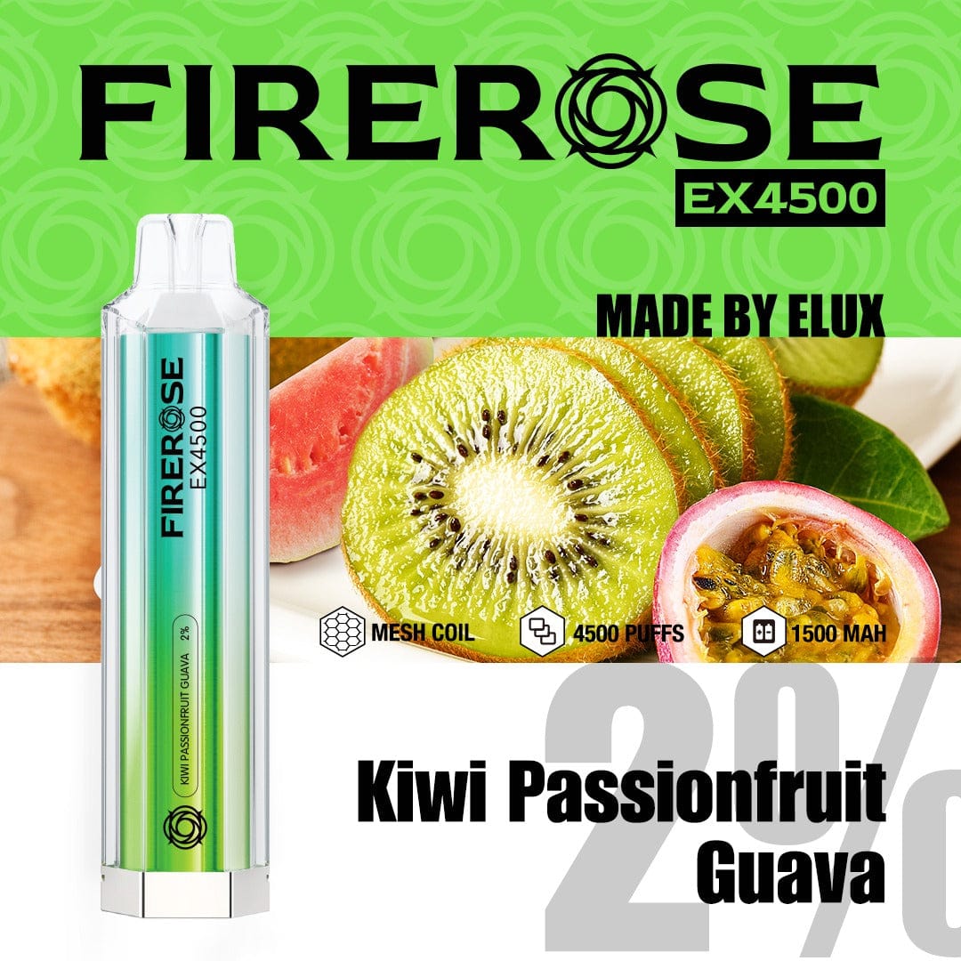 Elux FireRose ex4500 Disposable Vape Bar - Power Vape Shop