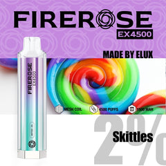 Elux FireRose ex4500 Disposable Vape Bar - Power Vape Shop