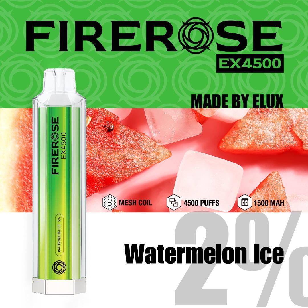 Elux FireRose ex4500 Disposable Vape Bar - Power Vape Shop