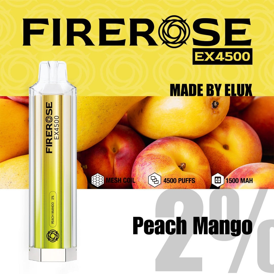 Elux FireRose ex4500 Disposable Vape Bar - Power Vape Shop