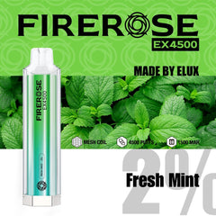 Elux FireRose ex4500 Disposable Vape Bar - Power Vape Shop