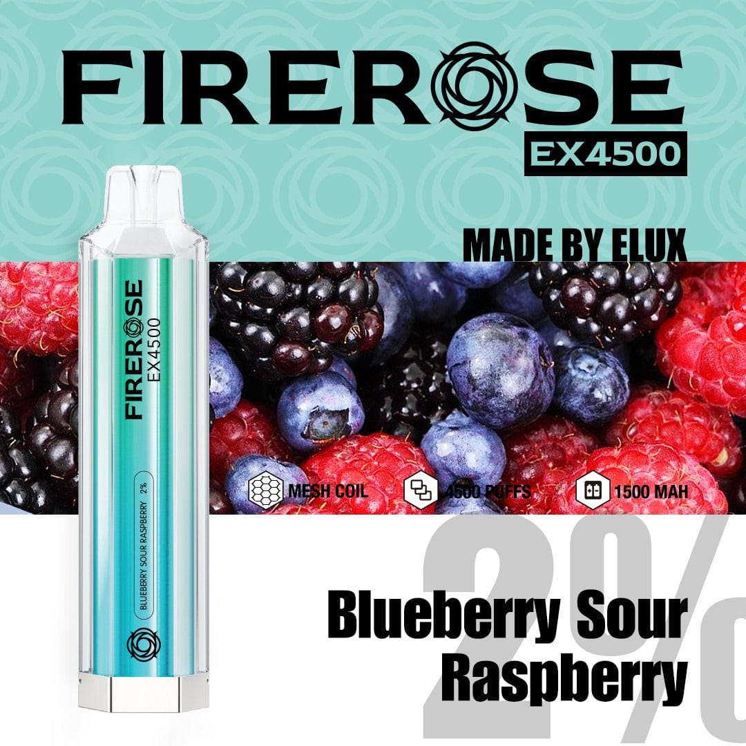 Elux FireRose ex4500 Disposable Vape Bar - Power Vape Shop