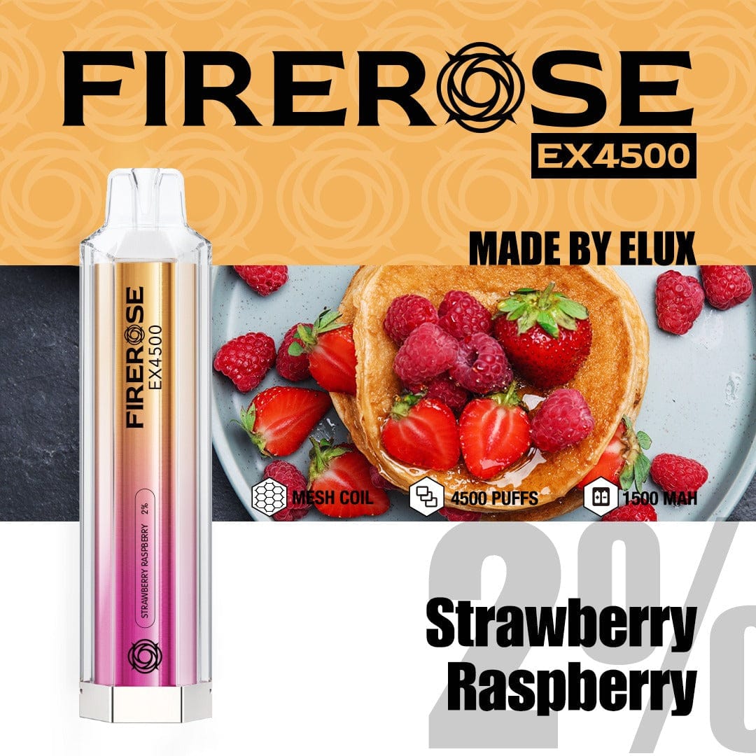 Elux FireRose ex4500 Disposable Vape Bar - Power Vape Shop