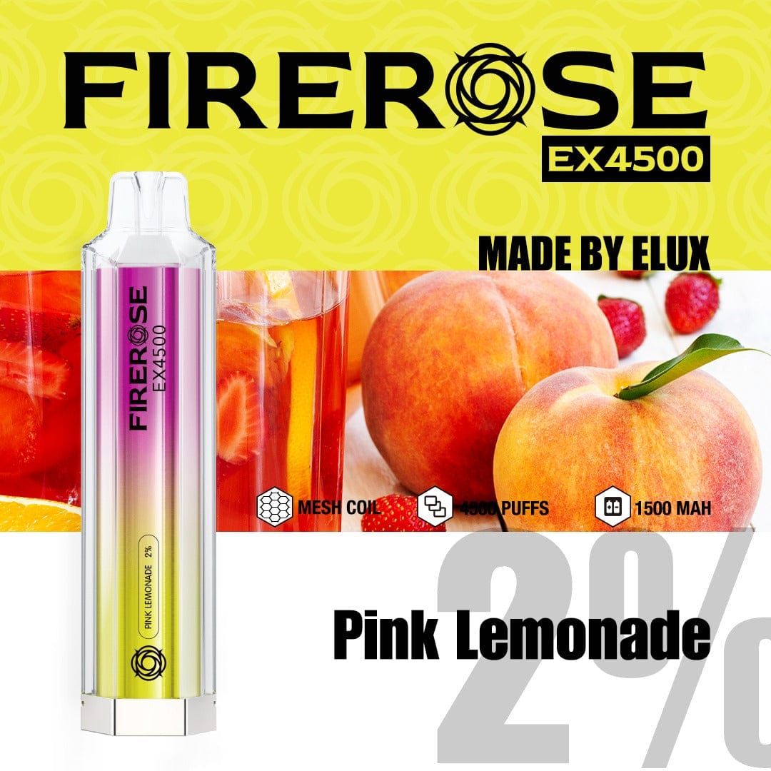 Elux FireRose ex4500 Disposable Vape Bar - Power Vape Shop