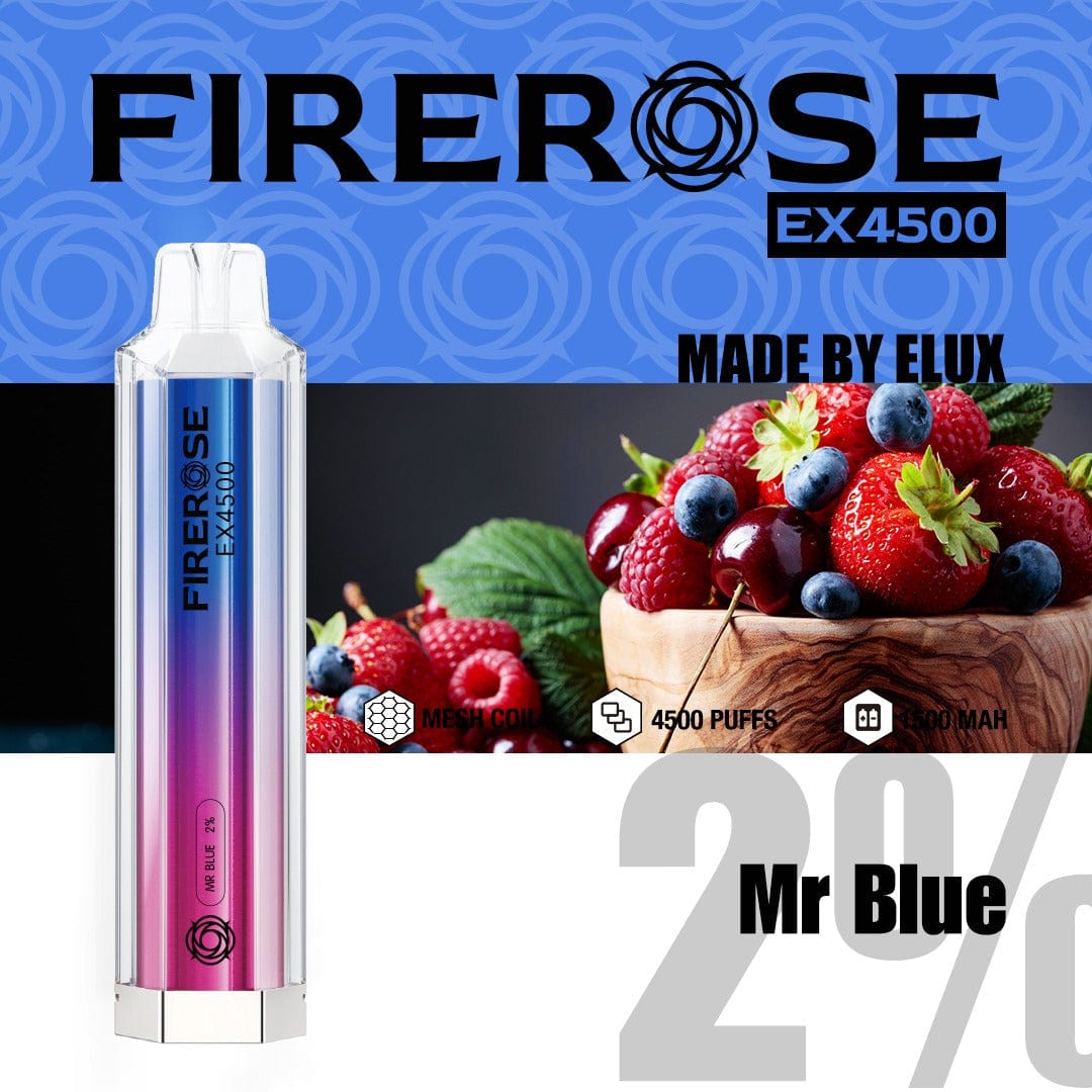 Elux FireRose ex4500 Disposable Vape Bar - Power Vape Shop