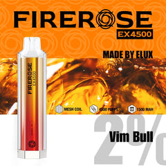 Elux FireRose ex4500 Disposable Vape Bar - Power Vape Shop