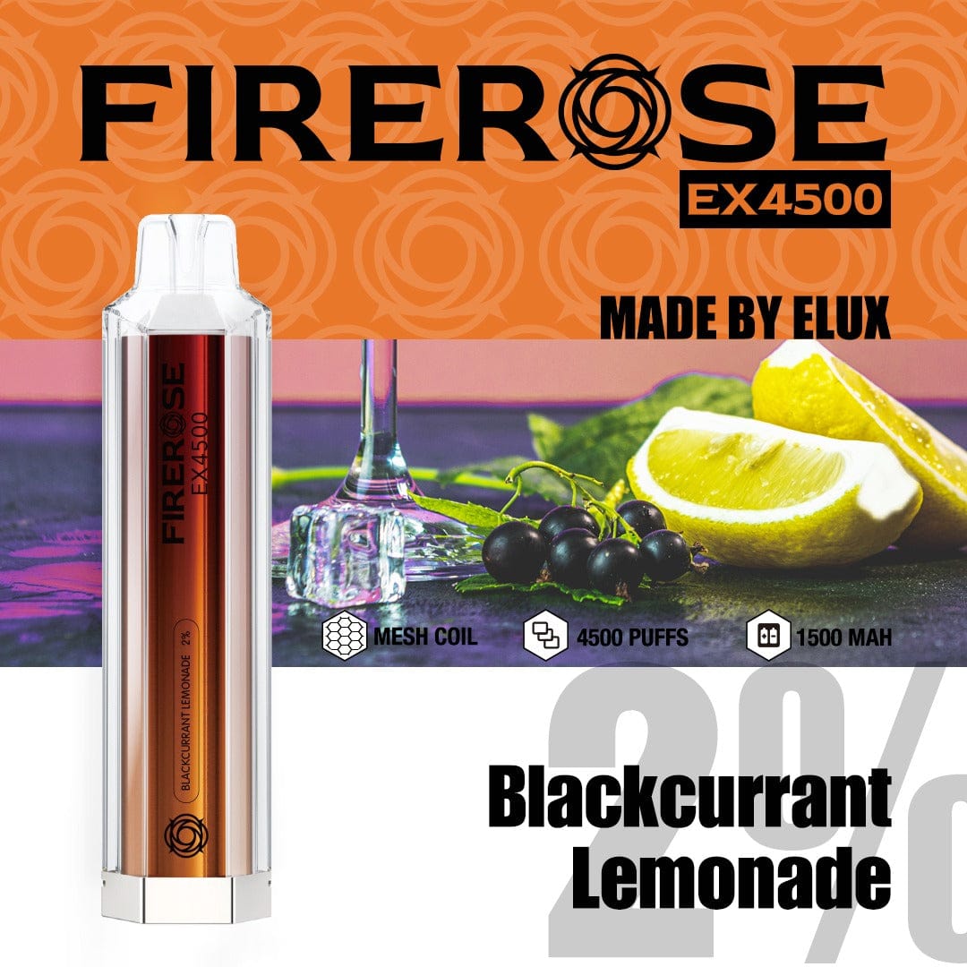 Elux FireRose ex4500 Disposable Vape Bar - Power Vape Shop