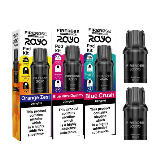 Elux Firerose Rayo 600 Refill Pods (2PACK) - Power Vape Shop