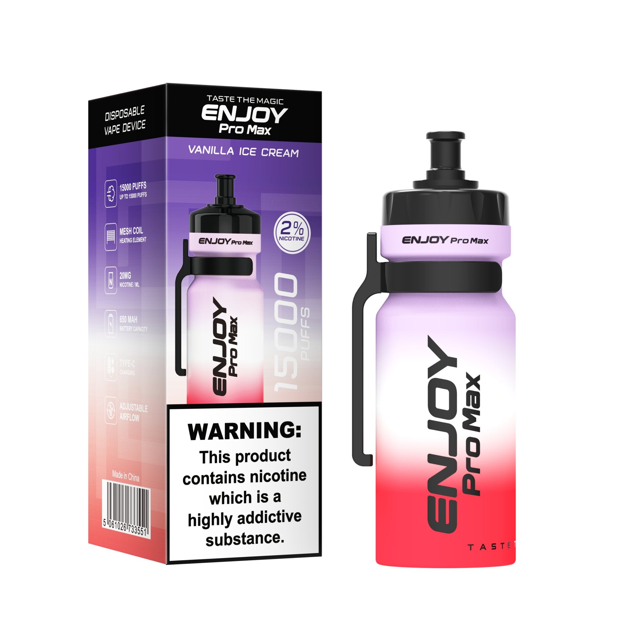 Enjoy Pro Max 15k Disposable Vape - Power Vape Shop