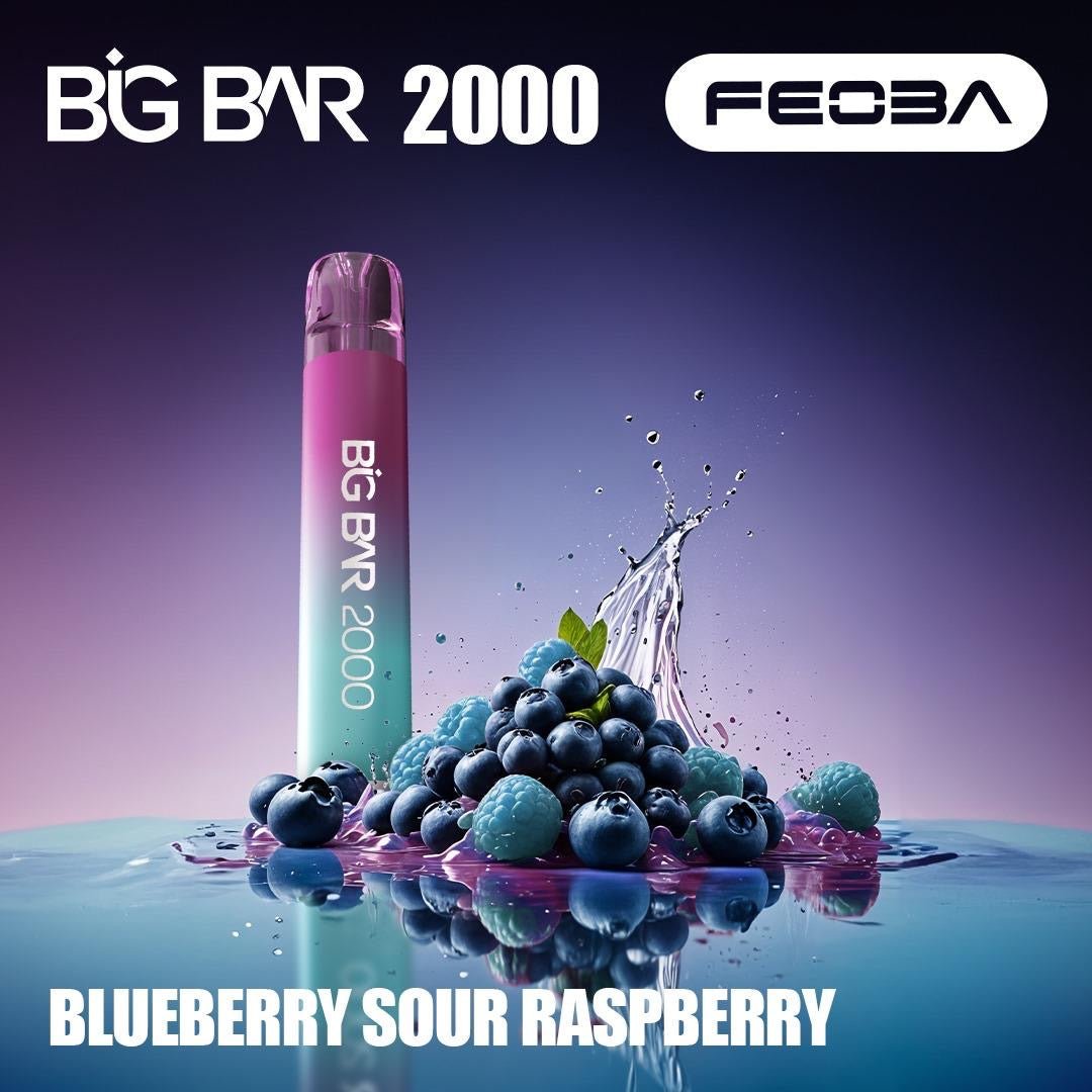 Feoba Big Bar 2000 Puffs - Big Bar 2k Puffs Vape by Feoba - Power Vape Shop