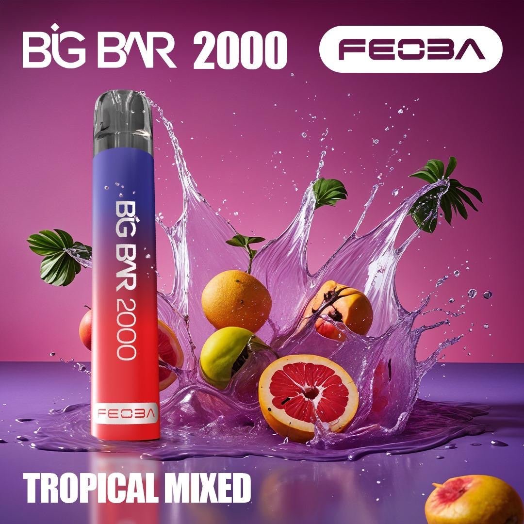 Feoba Big Bar 2000 Puffs - Big Bar 2k Puffs Vape by Feoba - Power Vape Shop