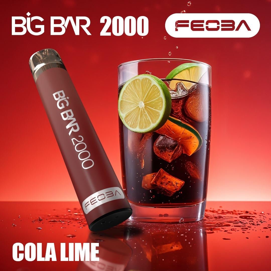 Feoba Big Bar 2000 Puffs - Big Bar 2k Puffs Vape by Feoba - Power Vape Shop