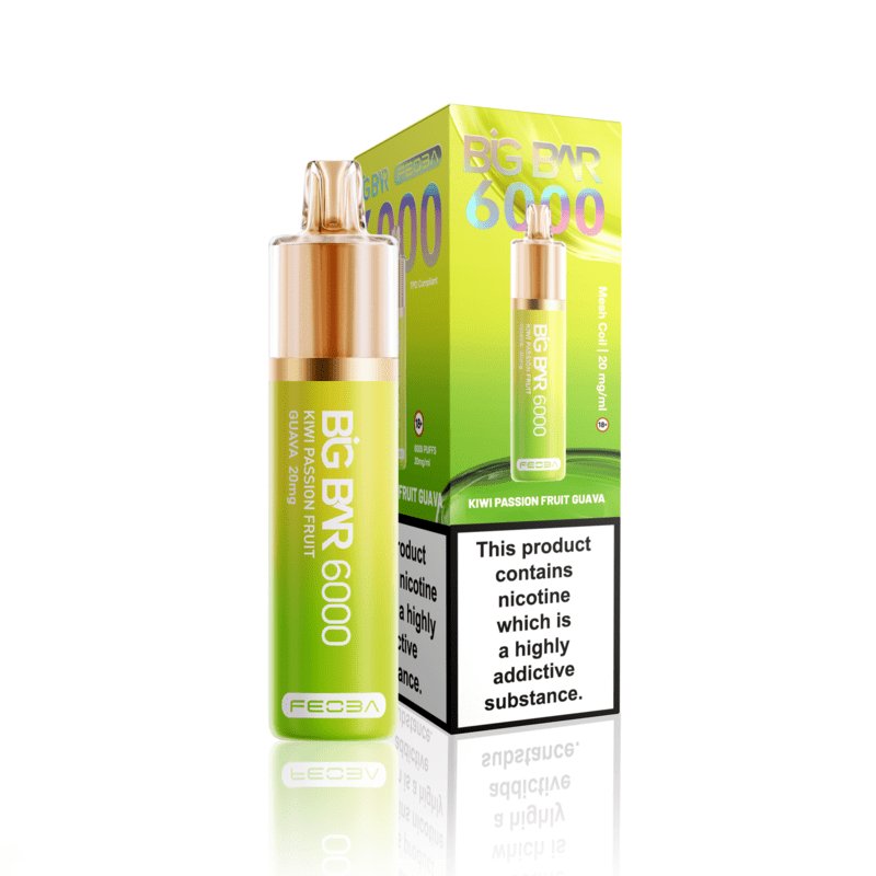 Feoba Big Bar 6000 Disposable | Any 3 for 19.99! Feoba Big Bar 6000 Disposable | Any 3 for 19.99!