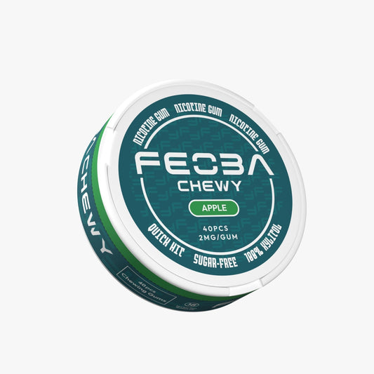 Feoba Nicotine Chewy Gum Apple - Power Vape Shop