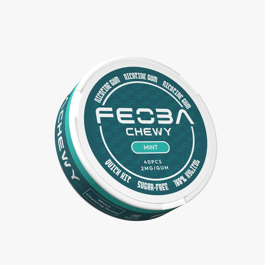 Feoba Nicotine Chewy Gum Mint - Power Vape Shop