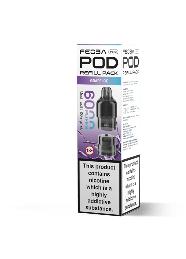 Feoba Pro 6000+ Replacement Pods - Power Vape Shop