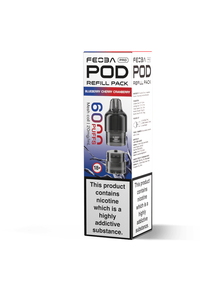 Feoba Pro 6000+ Replacement Pods - Power Vape Shop