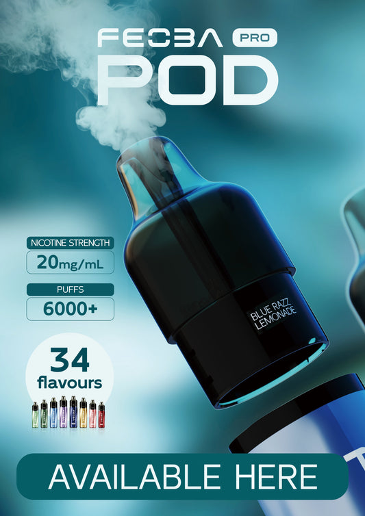 Feoba Pro 6000+ Replacement Pods - Power Vape Shop