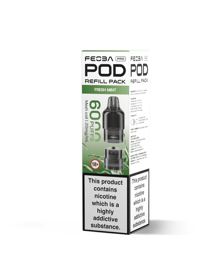 Feoba Pro 6000+ Replacement Pods - Power Vape Shop