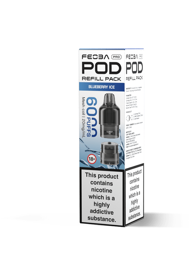 Feoba Pro 6000+ Replacement Pods - Power Vape Shop