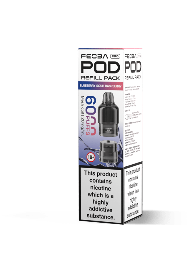 Feoba Pro 6000+ Replacement Pods - Power Vape Shop