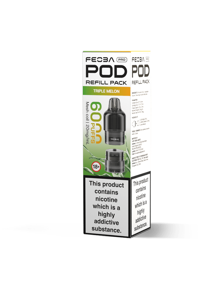 Feoba Pro 6000+ Replacement Pods - Power Vape Shop