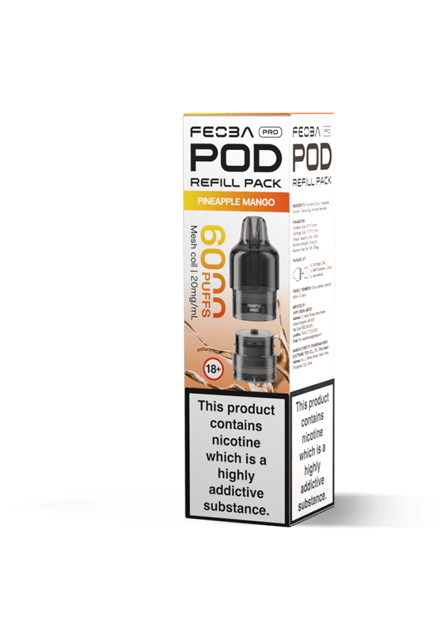 Feoba Pro 6000+ Replacement Pods - Power Vape Shop