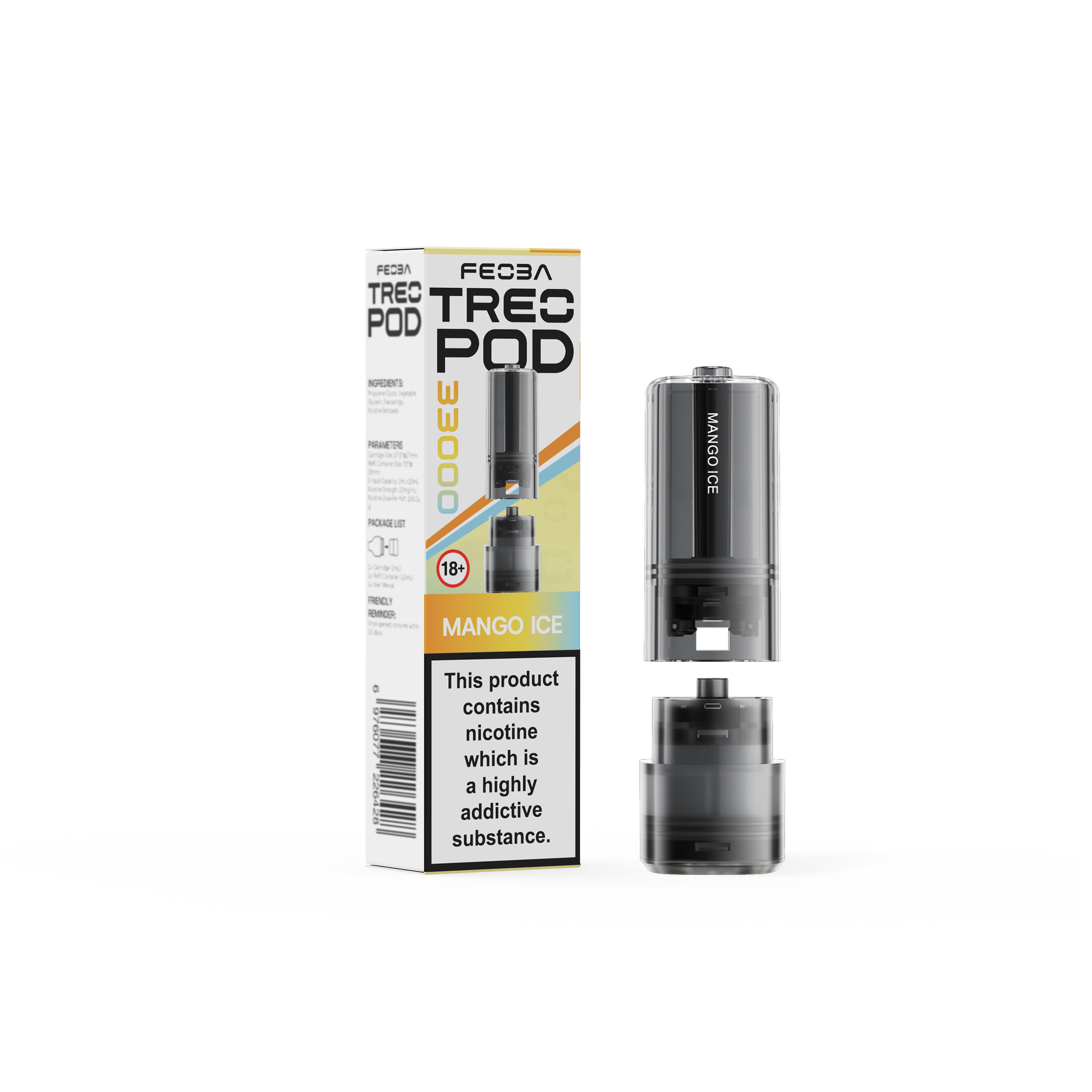 Feoba Tro 33k Replacement Pods - Power Vape Shop