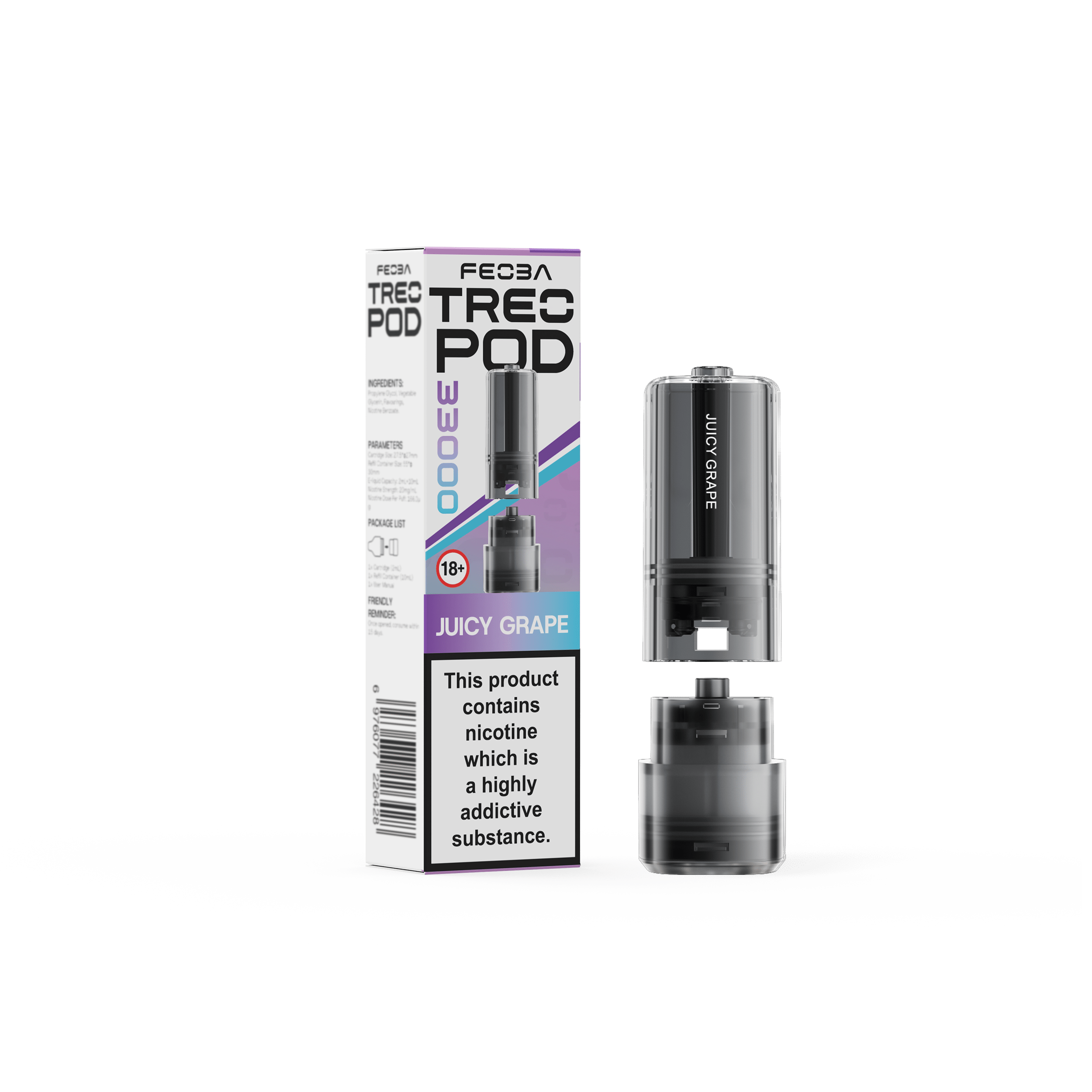 Feoba Tro 33k Replacement Pods - Power Vape Shop