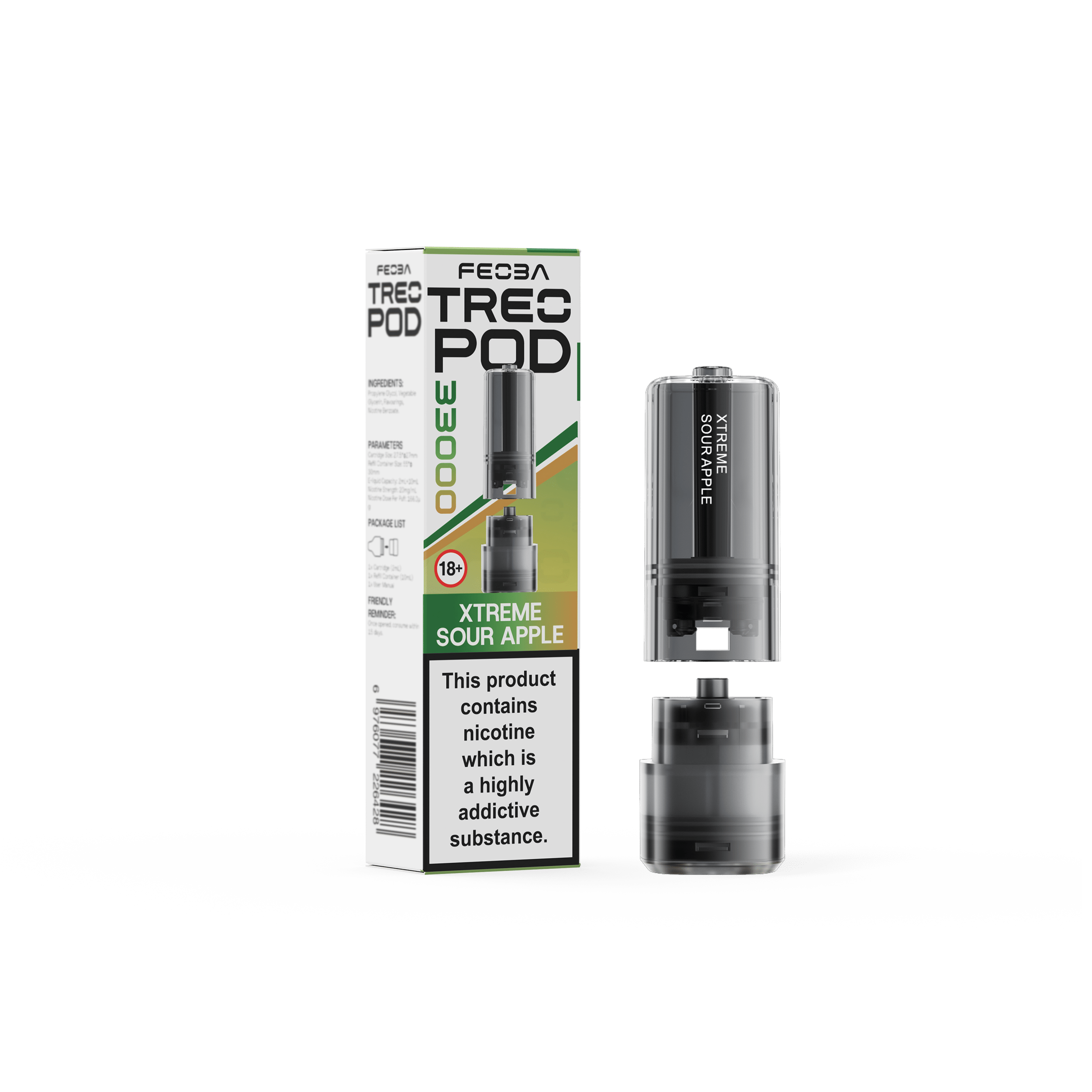 Feoba Tro 33k Replacement Pods - Power Vape Shop