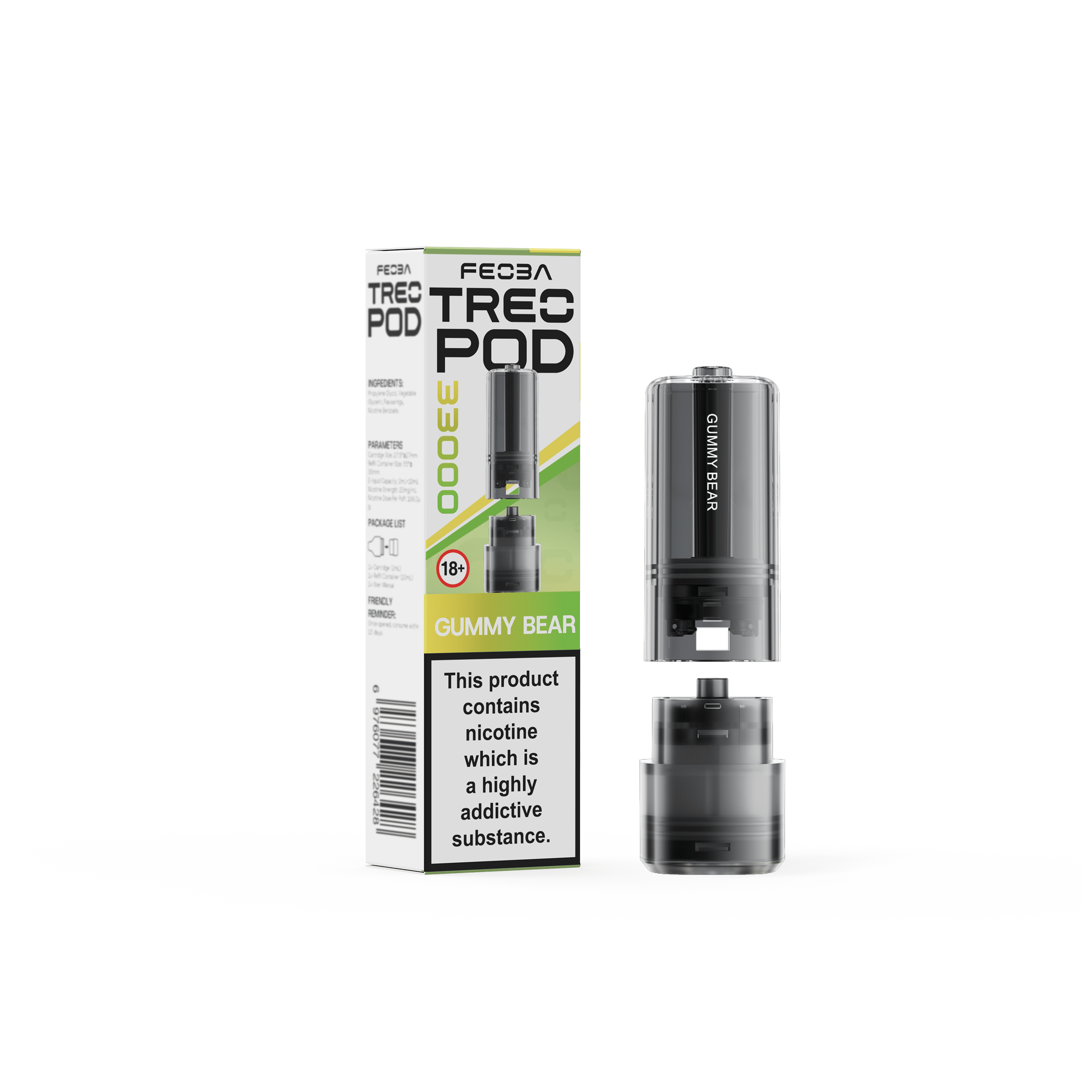 Feoba Tro 33k Replacement Pods - Power Vape Shop