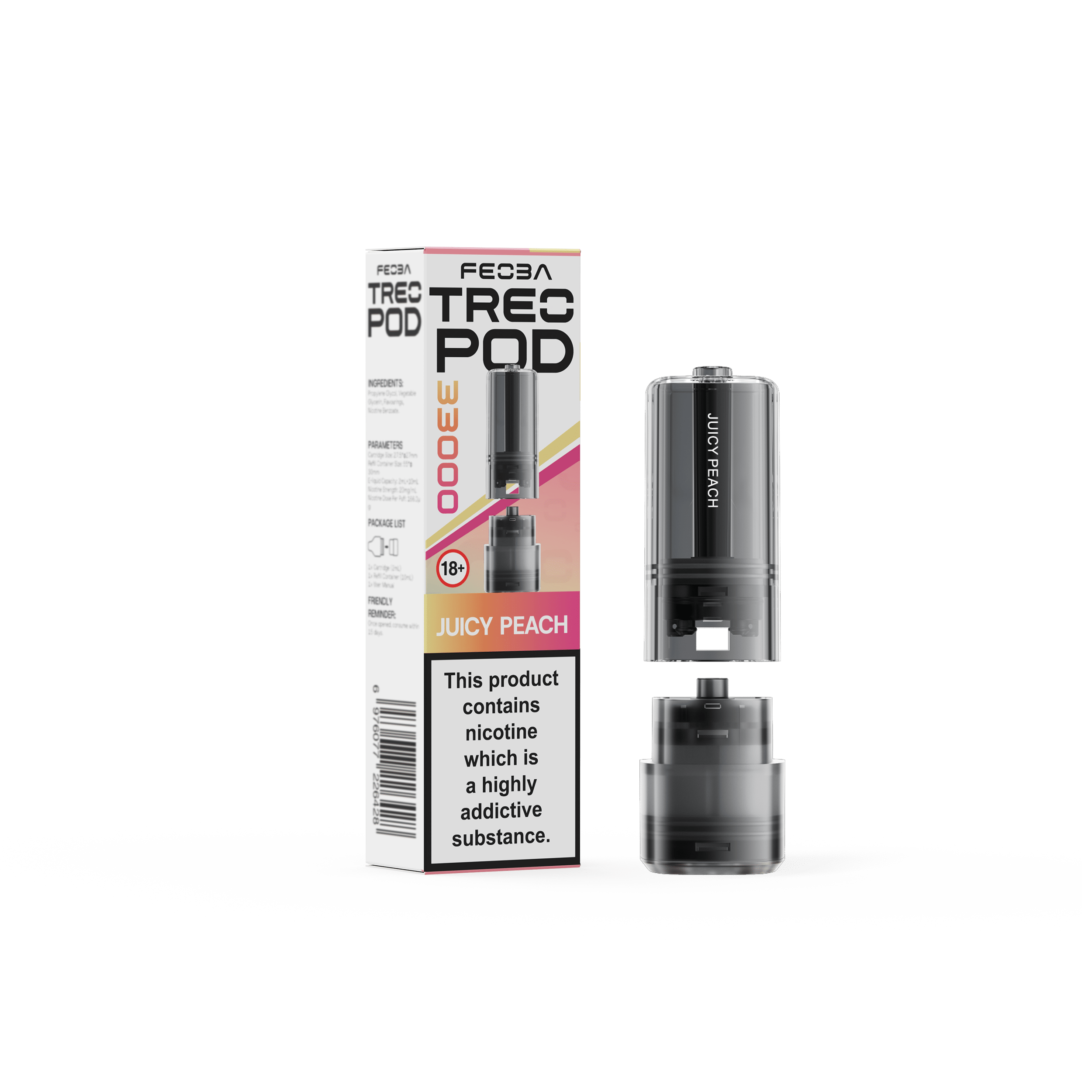 Feoba Tro 33k Replacement Pods - Power Vape Shop