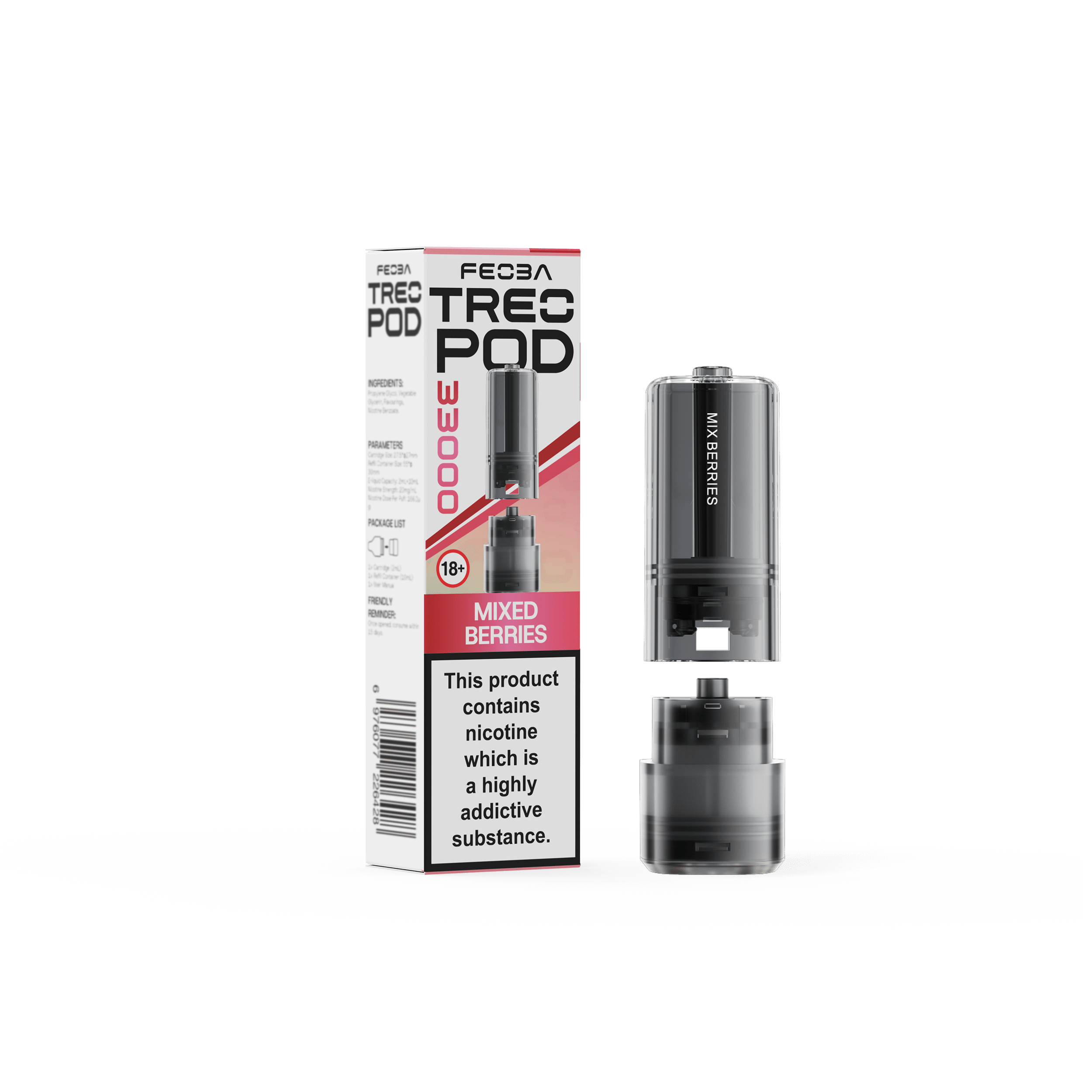 Feoba Tro 33k Replacement Pods - Power Vape Shop