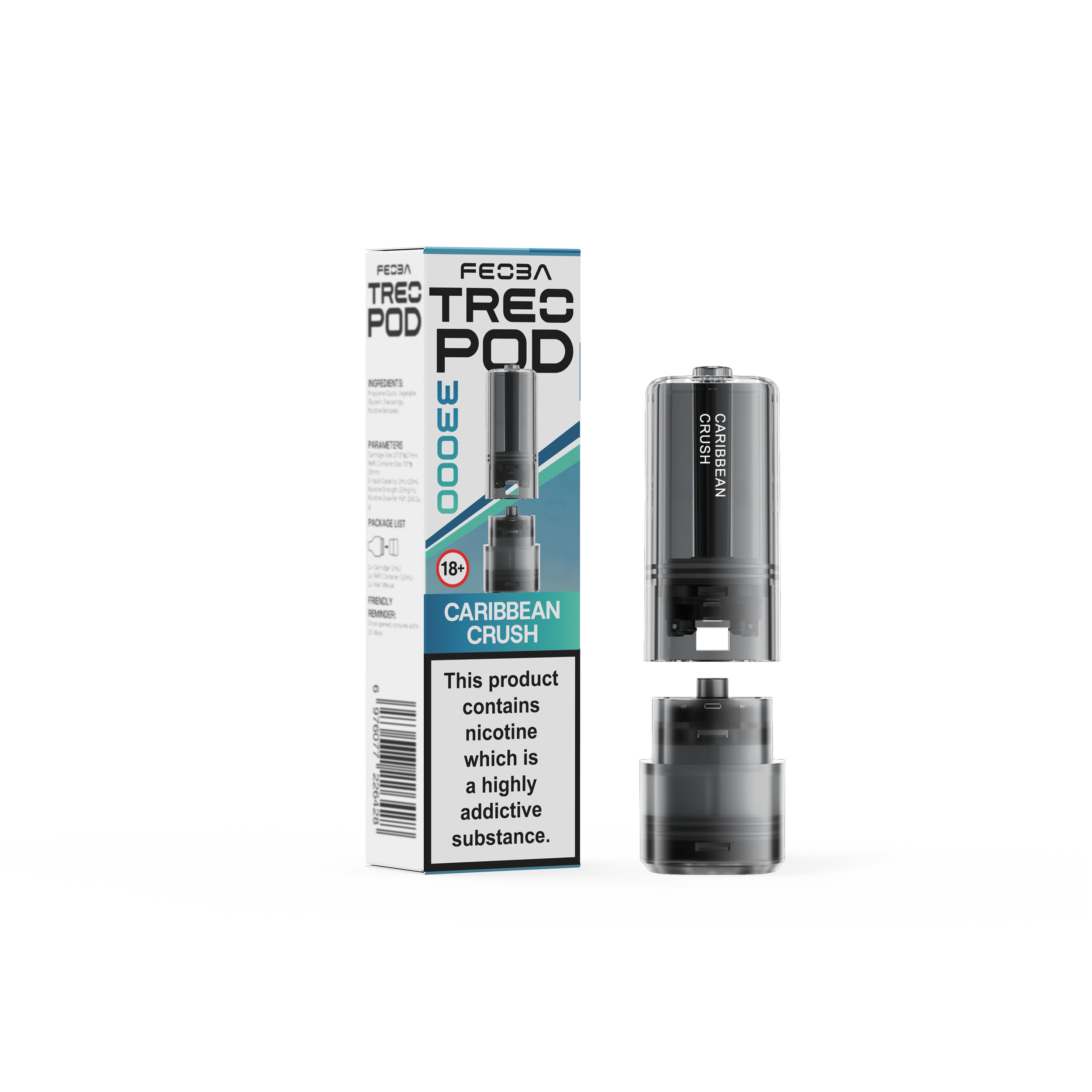 Feoba Tro 33k Replacement Pods - Power Vape Shop