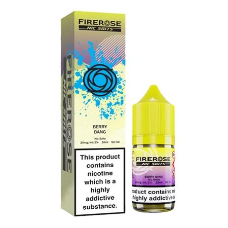 Firerose 5000 Nic Salts - Berry Bang - Power Vape Shop