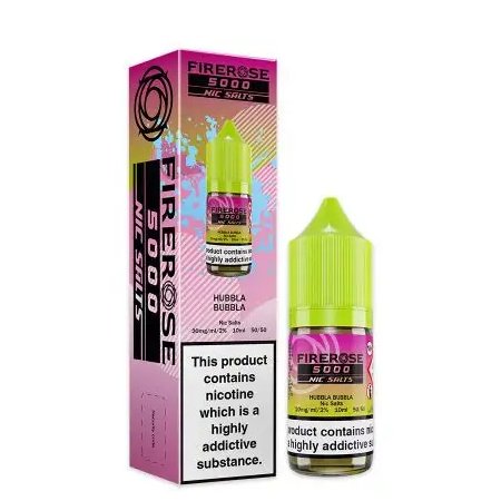 Firerose 5000 Nic Salts - Hubbla Bubbla - Power Vape Shop