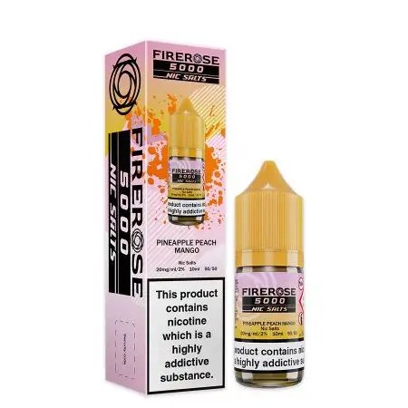 Firerose 5000 Nic Salts - Pineapple Peach Mango - Power Vape Shop