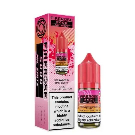 Firerose 5000 Nic Salts - Strawberry Raspberry - Power Vape Shop