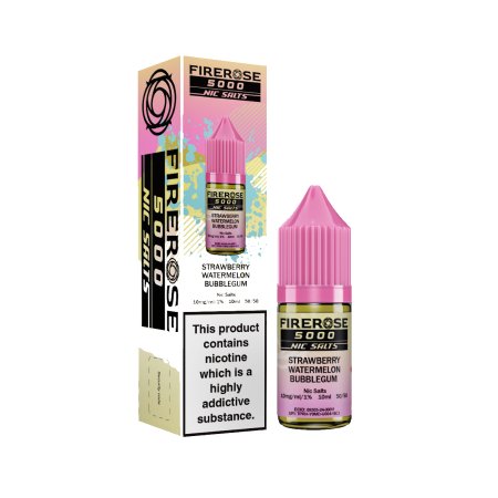 Firerose 5000 Nic Salts - Strawberry Watermelon Bubblegum - Power Vape Shop