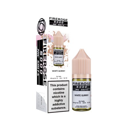 Firerose 5000 Nic Salts - White Gummy - Power Vape Shop