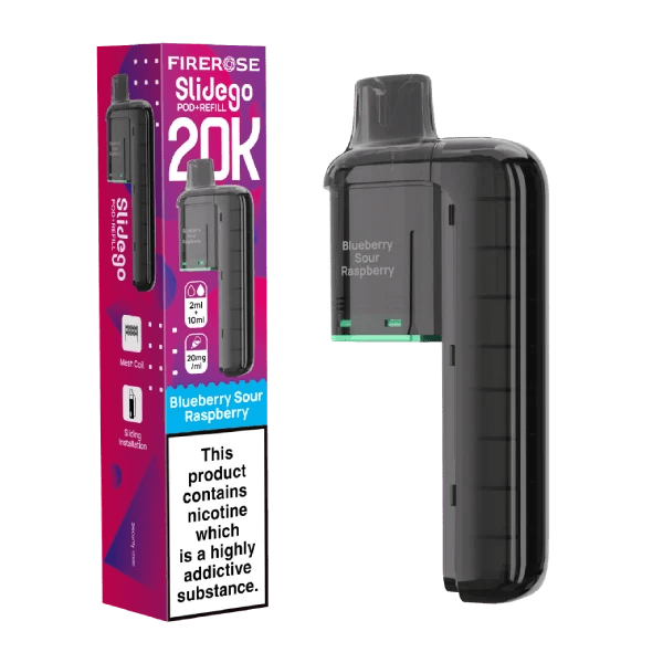 Firerose Slidego 20k Prefilled Pod - Power Vape Shop