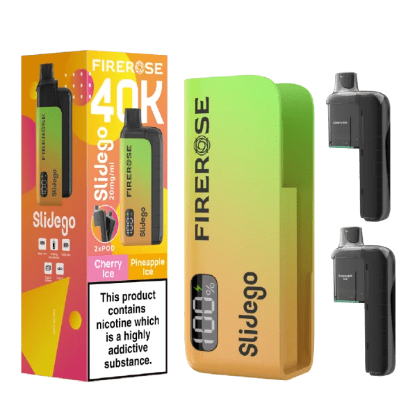Firerose Slidego 40k Prefilled Pod Kit - Power Vape Shop