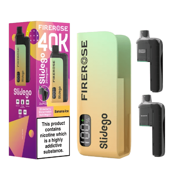 Firerose Slidego 40k Prefilled Pod Kit - Power Vape Shop