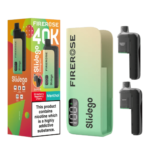 Firerose Slidego 40k Prefilled Pod Kit - Power Vape Shop